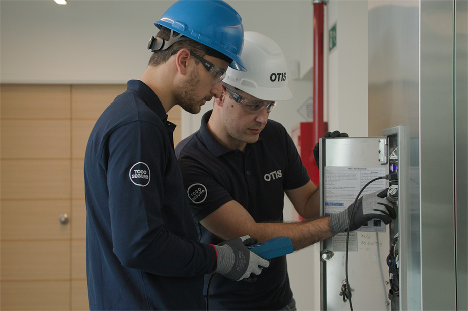 Otis technicians